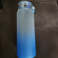 SALE 17 oz Blue Glass Ombre