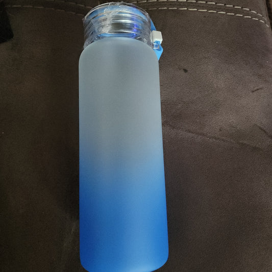 SALE 17 oz Blue Glass Ombre