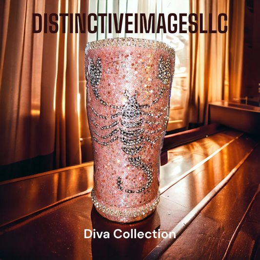 20 oz RHINESTONE HOROSCOPE TUMBLER